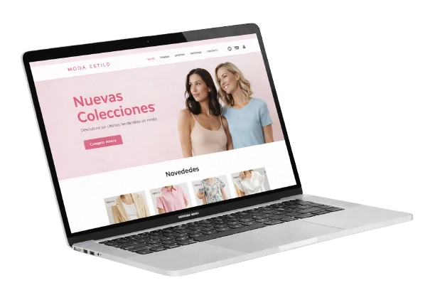 Mockup tienda online